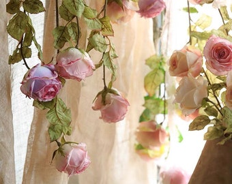Rosa artificiale grande da 23" con petali arricciati, fiore artificiale da giardino, decorazione per la casa, fiore in 7 colori per matrimonio, bouquet