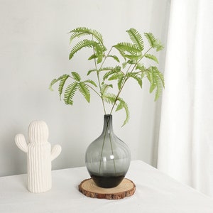 Dicranopteris Zweig künstliche künstliche Pflanze, Home Decor Pflanzen für Blumenstrauß, 2 Größen