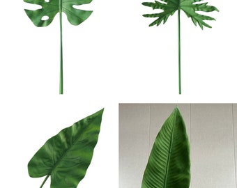 Real Touch  Evergreen Leaves Home Decor Leaves , 4 Style, for Bouquet , Wedding , Party