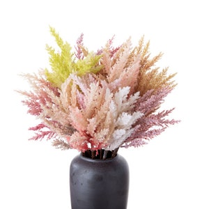 20.7&quot;  Astilbe Chinensis flower Artificial Faux Flower in 7 Colors , Home Decor Flower For Bouquet， Wedding ，Party