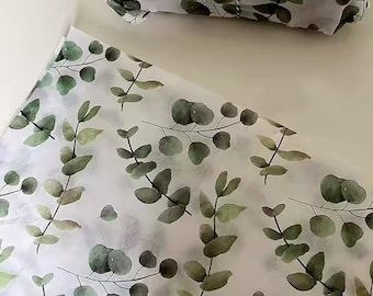 Eucalyptus Leaves Pattern Tissue Paper sheets ，Flower Wrapping Paper ，Gifts Packing ，20“*28”（50cm x 70cm）