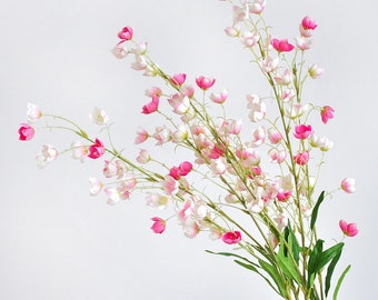 37.4"  Silk Convallaria Majalis  Artificial Faux Flower Home Decor Flower in 3 Colors  , For Bouquet