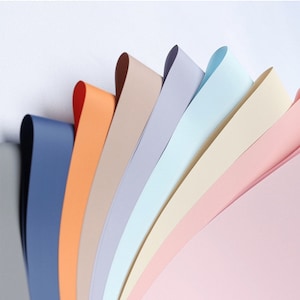 Flower Wrapping Papers Double Sided，Waterproof Matte Sheets ，Gifts Packing ，23“*23”（58cm x 58cm）,Korean Style
