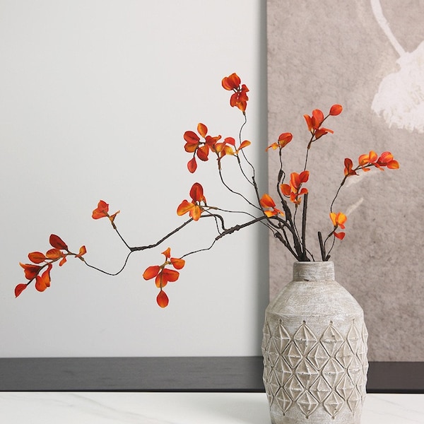 Real Touch Dead Branch , Artificial Faux Plant Home Decor Plants in 3 Colors , 2 Style , for Bouquet