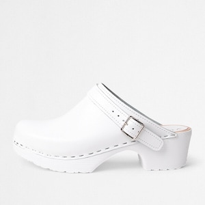 VERKA Clogs | Swedish Comfort Clogs for Women | Flitig | Women Low Heel Shoes | Leather Clogs | Professional clogs | Snow