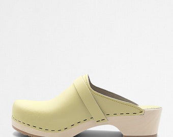 VERKA Clogs Swedish Wooden Clogs for Women Ledig Women Low