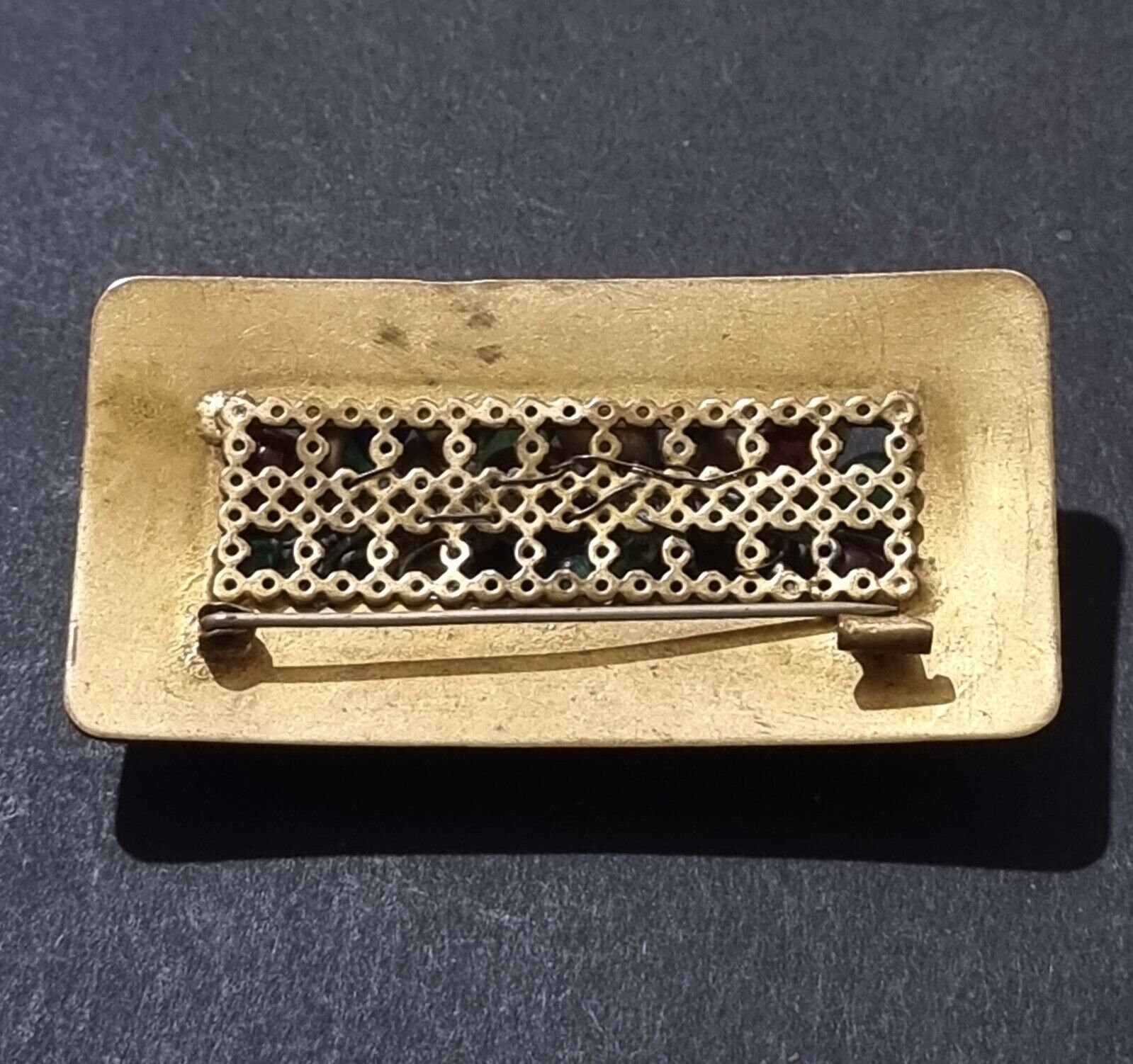 BROCHE VINTAGE Française – Bijou Ancien, Travail De Couture, Pièce Unique