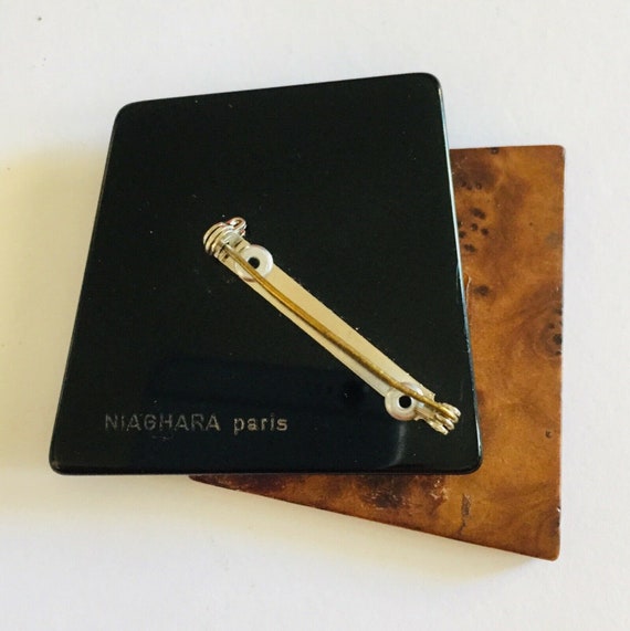 NIAGARA Paris, Grande BROCHE of designer designat… - image 3