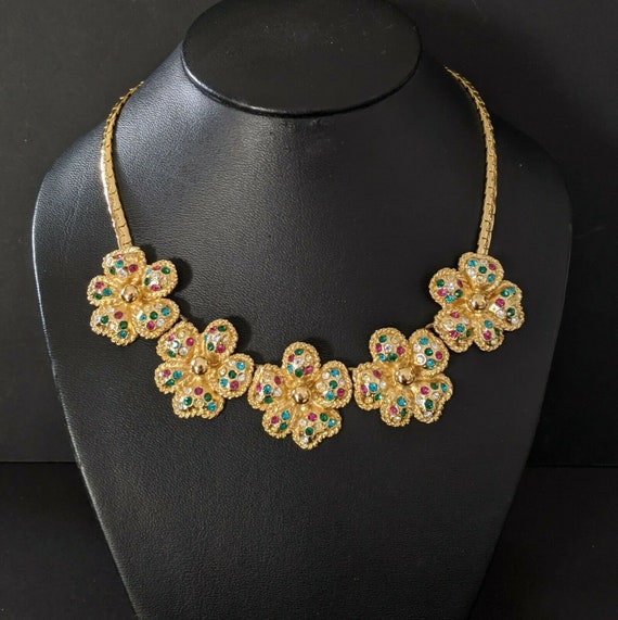 LORIS AZZARO, COLLIER Vintage, signed, Necklace