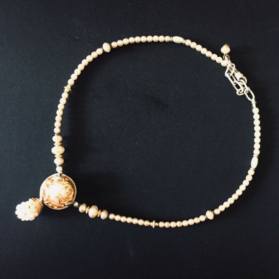 MARIE VICTOIRE KAMER, Collier Vintage perles nacr… - image 4