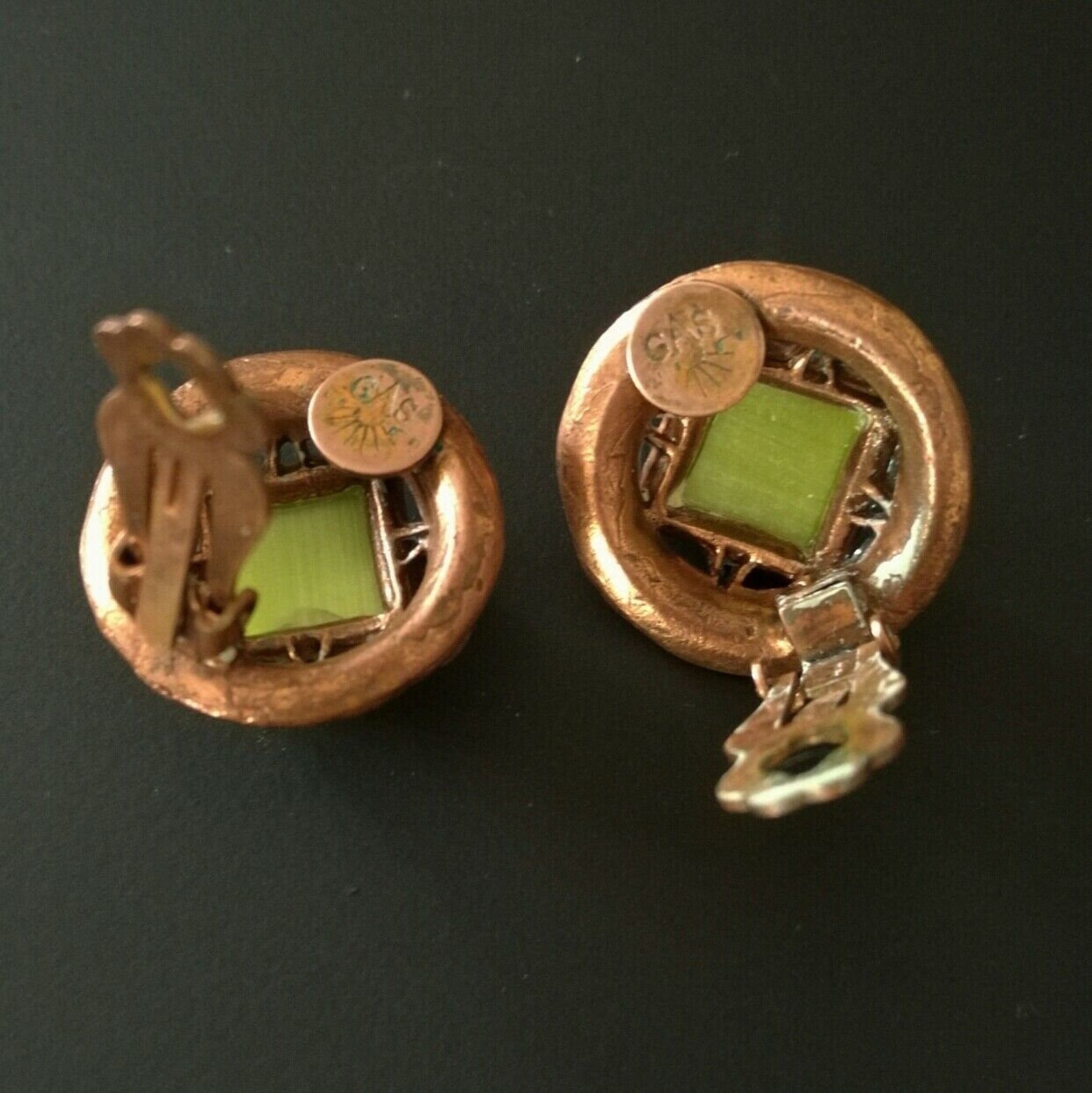 GAS Jewelry Clip Earrings Vintage Earrings Etsy UK