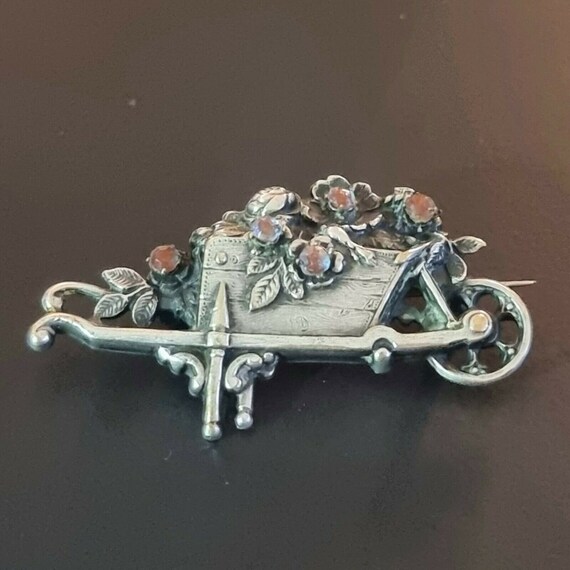 Broche Ancienne En Saphiret - Vintage - Occasion Très Bon état