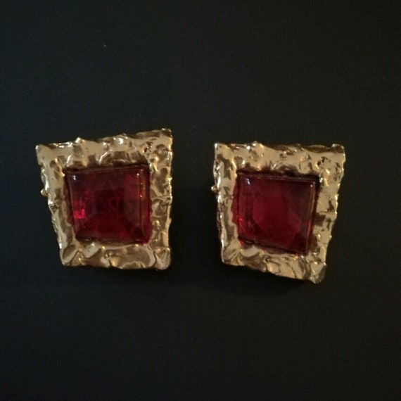 Jacques TOLEDO Paris, BOUCLES D'OREILLES à Clips,… - image 1