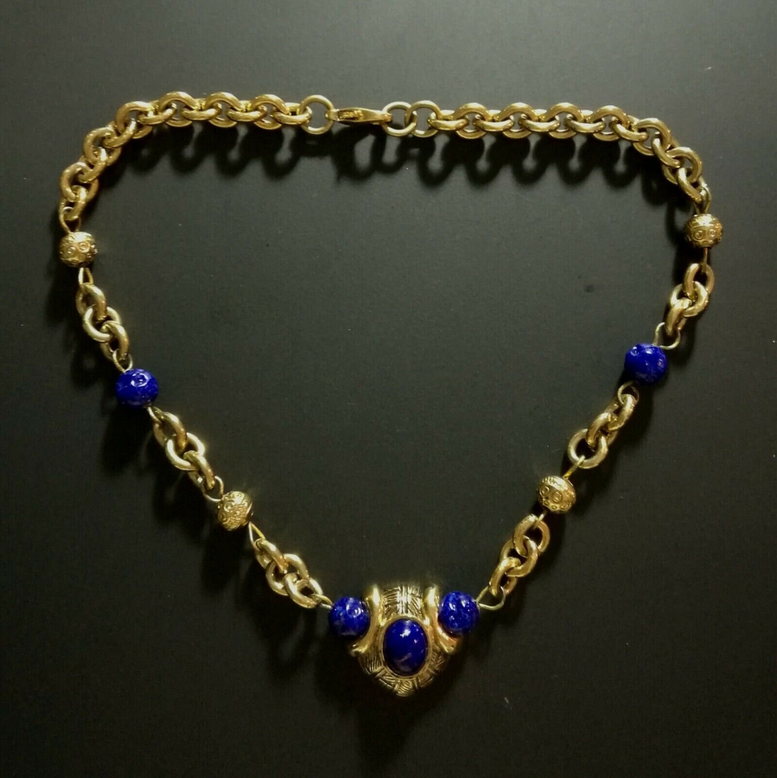 Broche Vintage Guy Laroche Paris - Dorée, Cristal, Occasion
