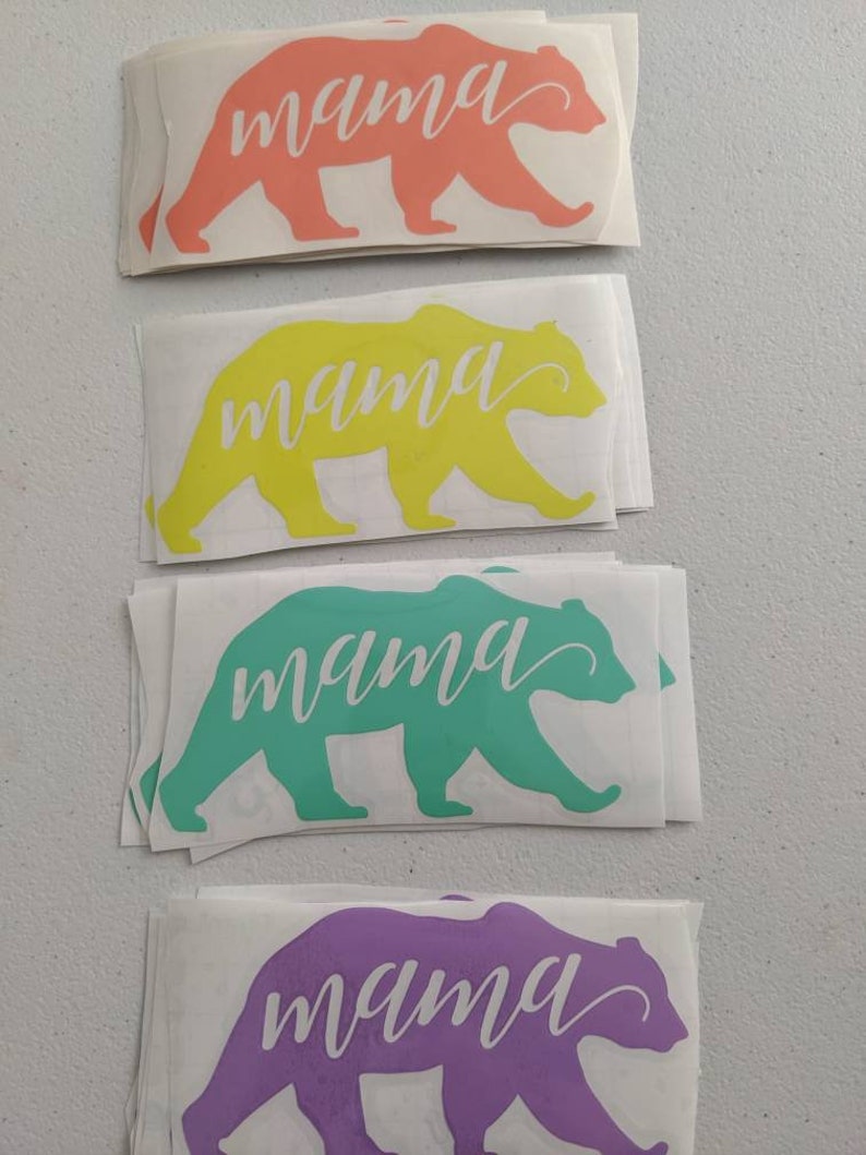 decal car sticker Mama bear decal