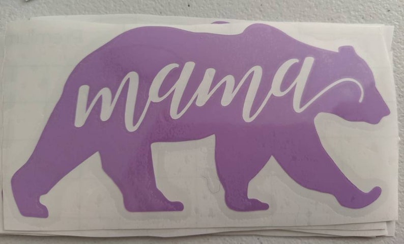decal car sticker Mama bear decal