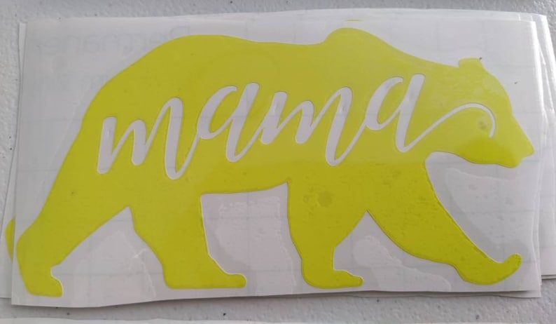 decal car sticker Mama bear decal