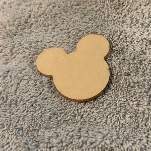 Gingerbread mouse head Acrylic Blank for Badge Reel