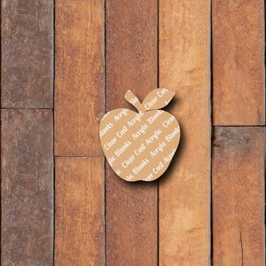 Acrylic Blank For Apple Badge Reel.