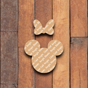 Mouse Head Acrylic Blank for Phone Grip