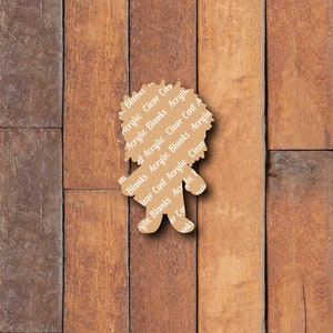 Michael Myers Acrylic Blank for Badge Reel