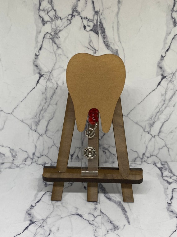 Tooth Acrylic Blank for Badge Reel Etsy