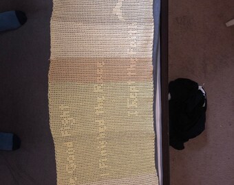 Athlete's Prayer Shawl Crochet Pattern