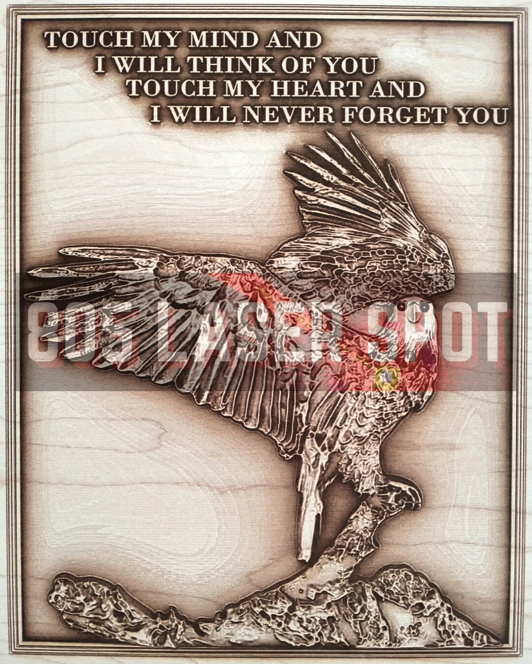 Digital Design File - Eagle Touch My Mind - Glowforge - Laser Ready ...