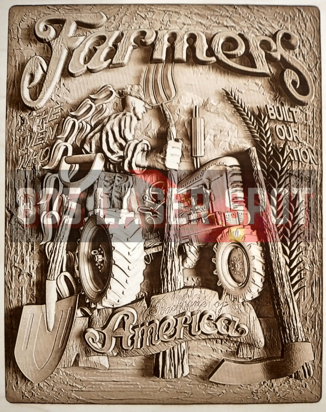 Digital Design File - Farmers - Glowforge - Laser Ready - Engrave - SVG ...