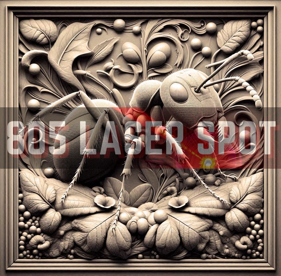Digital Design File - Ant 1 - Glowforge - Laser Ready - Engrave - SVG ...