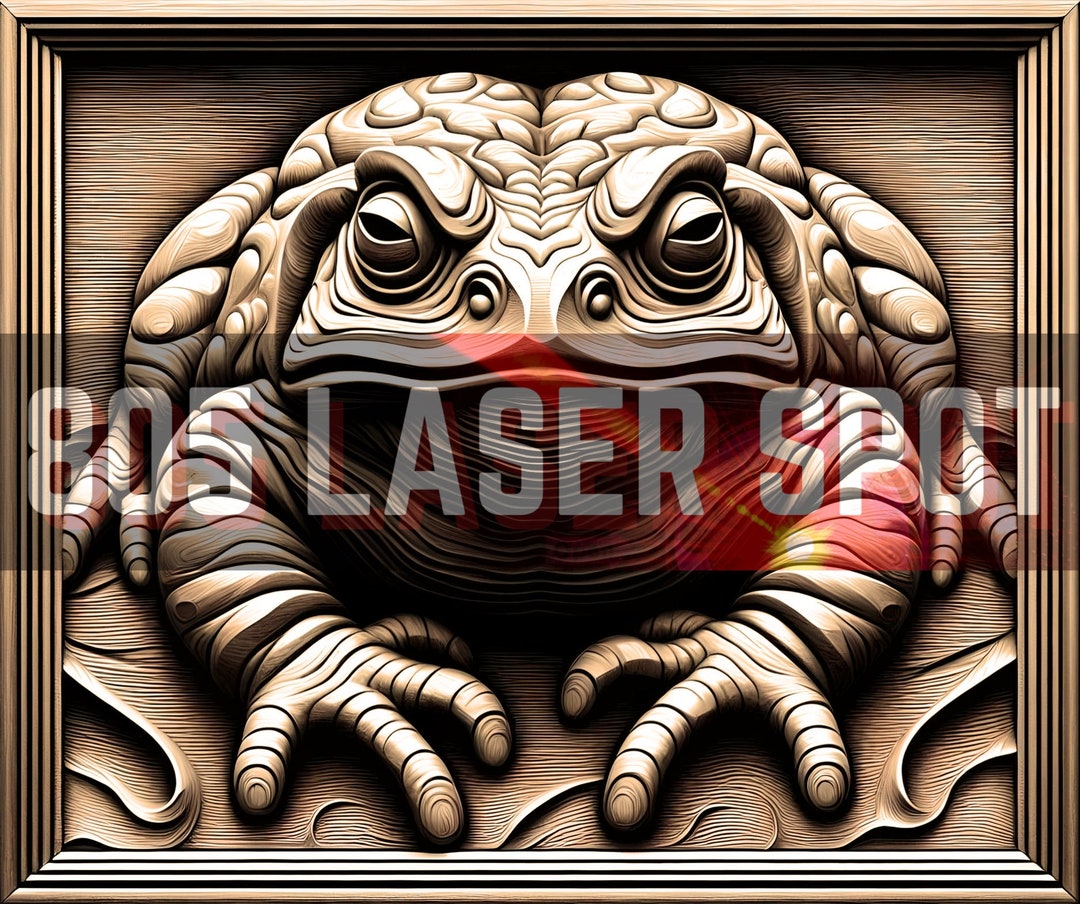 Digital Design File - Frog 4 - Glowforge - Laser Ready - Engrave - SVG ...