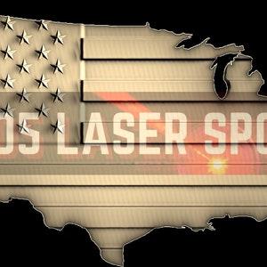 Digital Design File - USA Map Flagge - Glowforge - Laser bereit - Gravieren - SVG - 8 "x 15,5" - Holz Gravur - 3D Illusion
