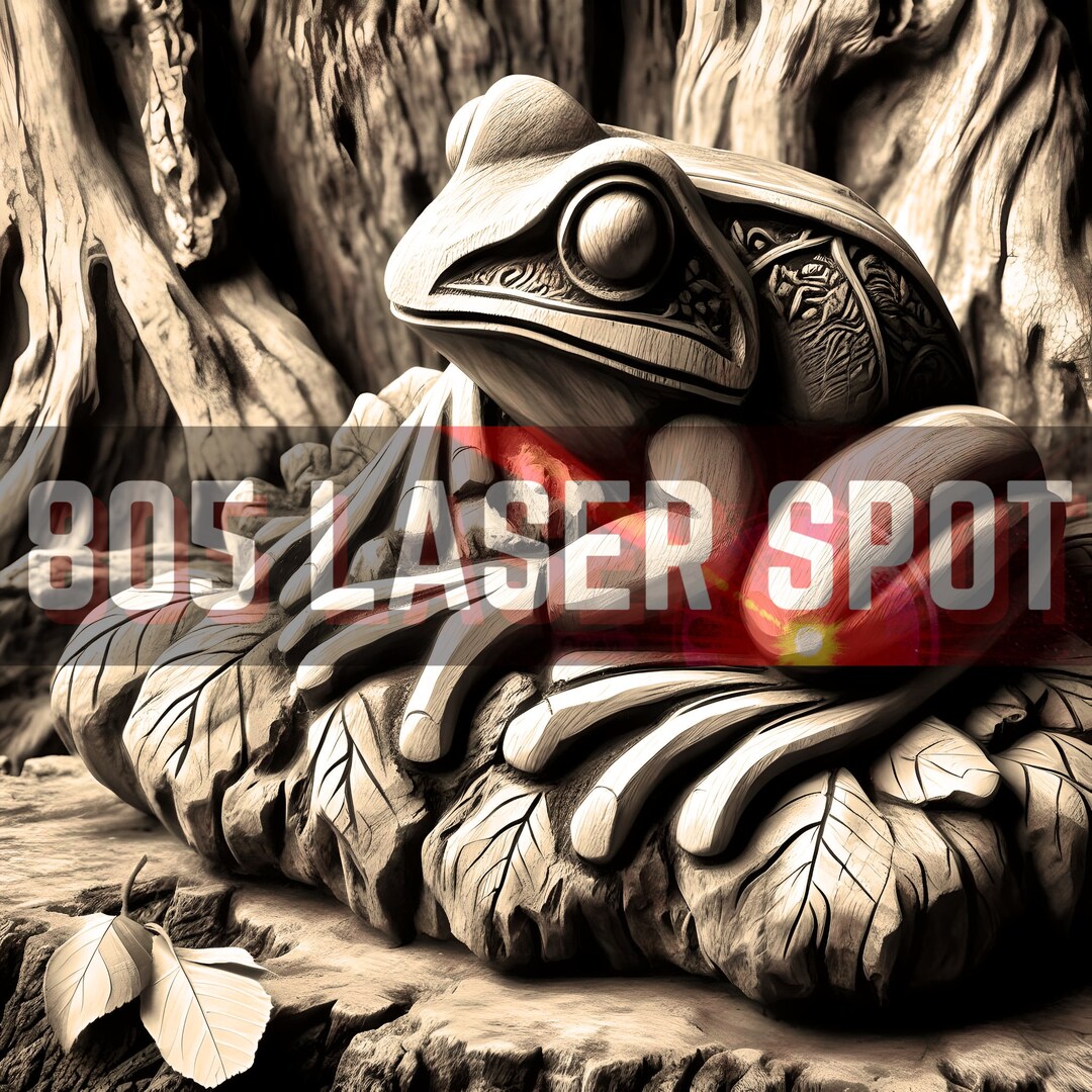 Digital Design File - Frog 1 - Glowforge - Laser Ready - Engrave - SVG ...
