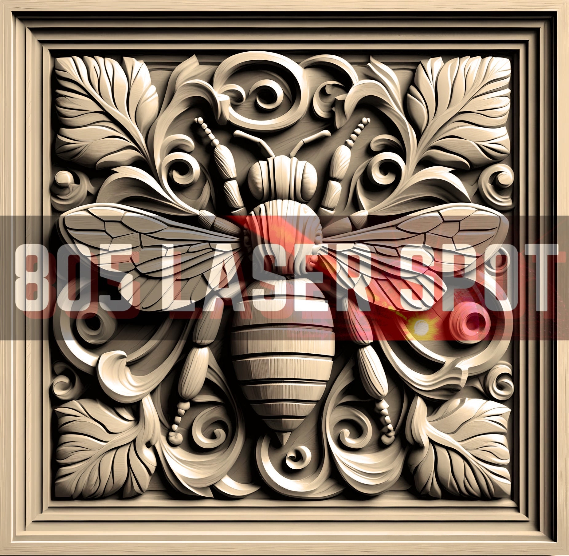 Digital Design File - Bee 1 - Glowforge - Laser Ready - Engrave - SVG ...