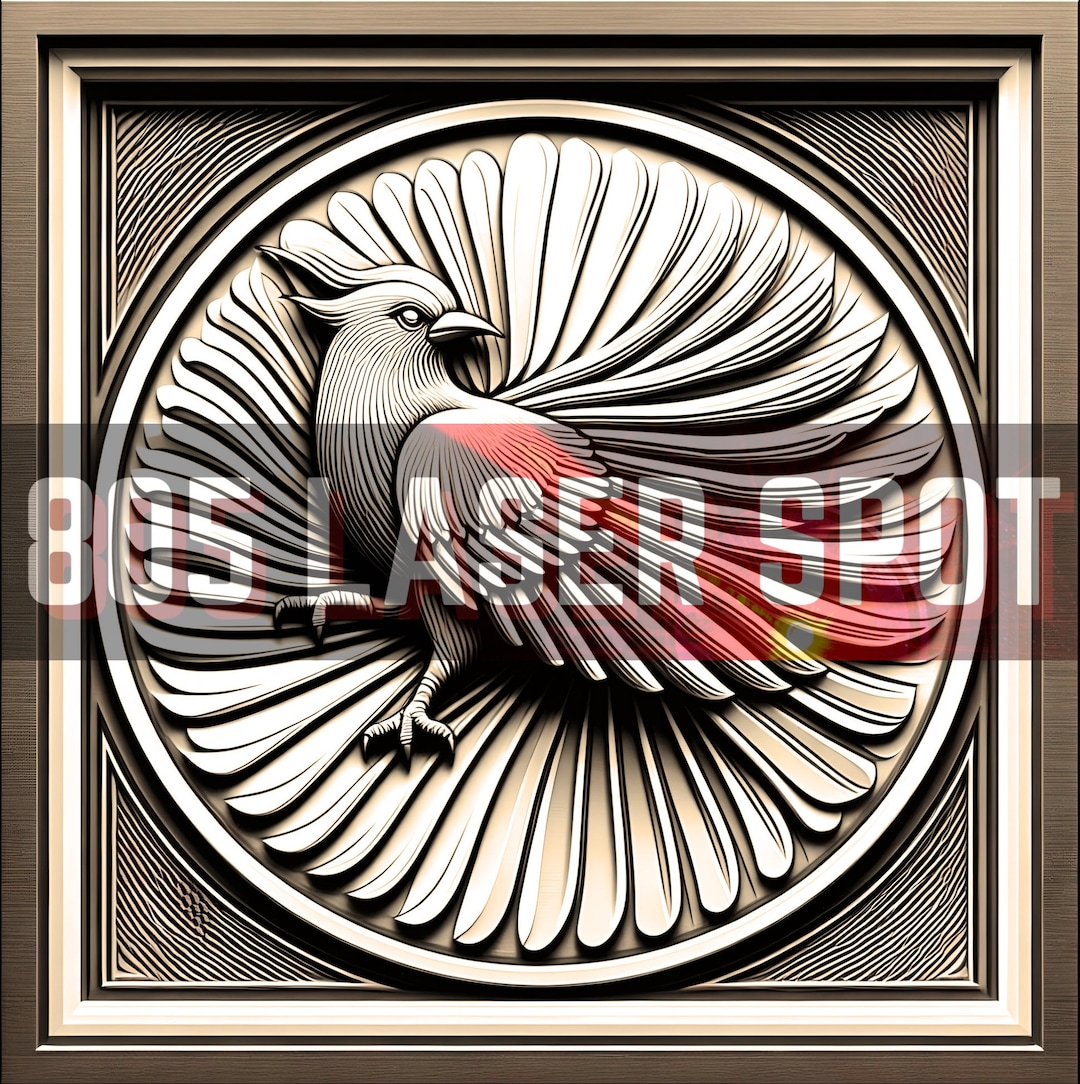 Digital Design File - Bird 2 - Glowforge - Laser Ready - Engrave - SVG ...
