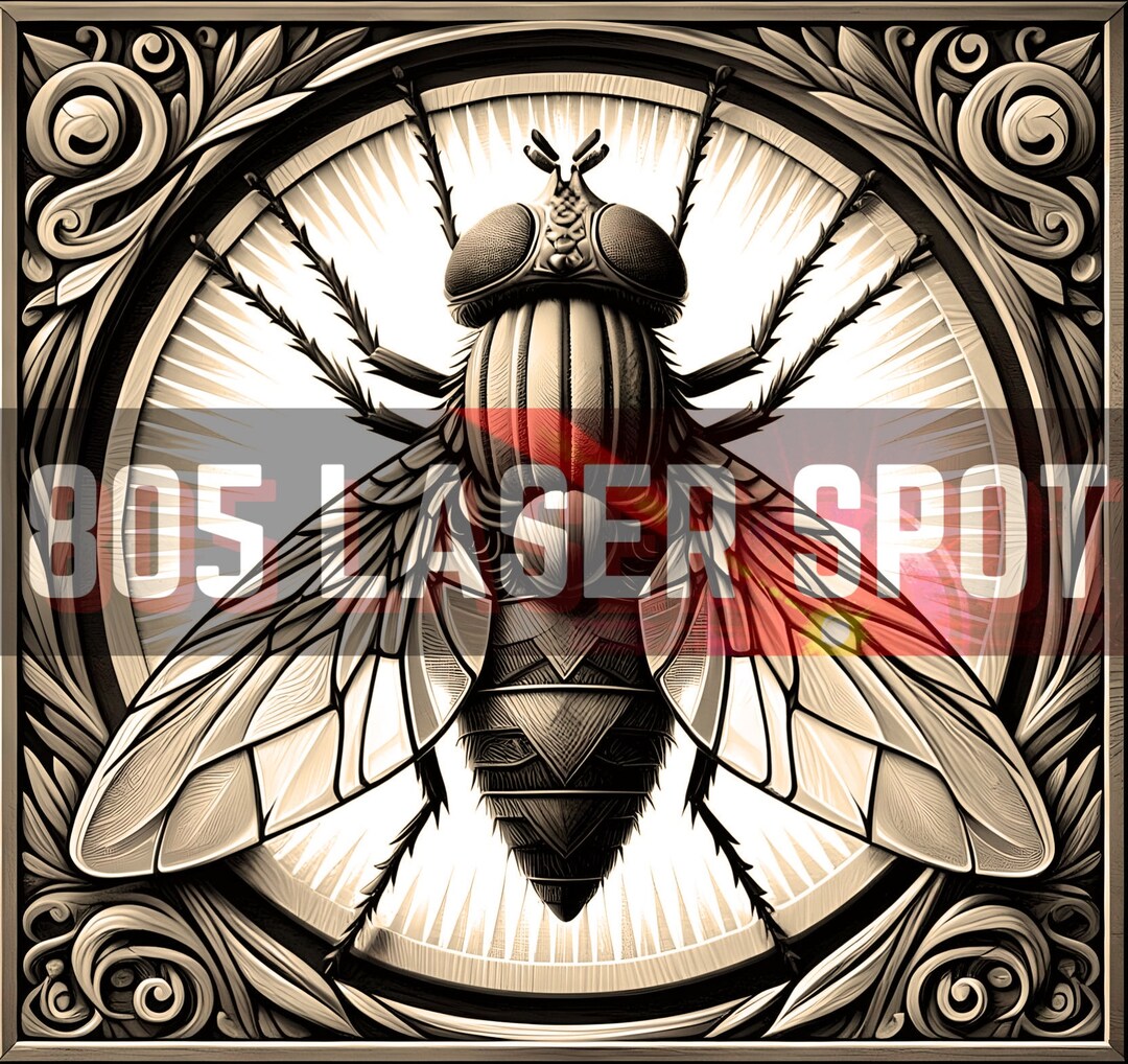 Digital Design File - Fly 4 - Glowforge - Laser Ready - Engrave - SVG ...