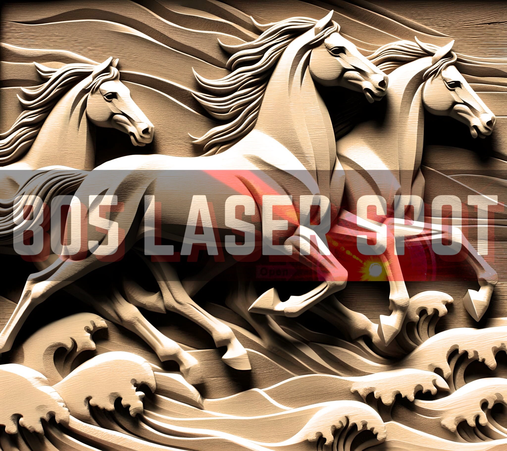 Digital Design File - Horse 1 - Glowforge - Laser Ready - Engrave - SVG ...