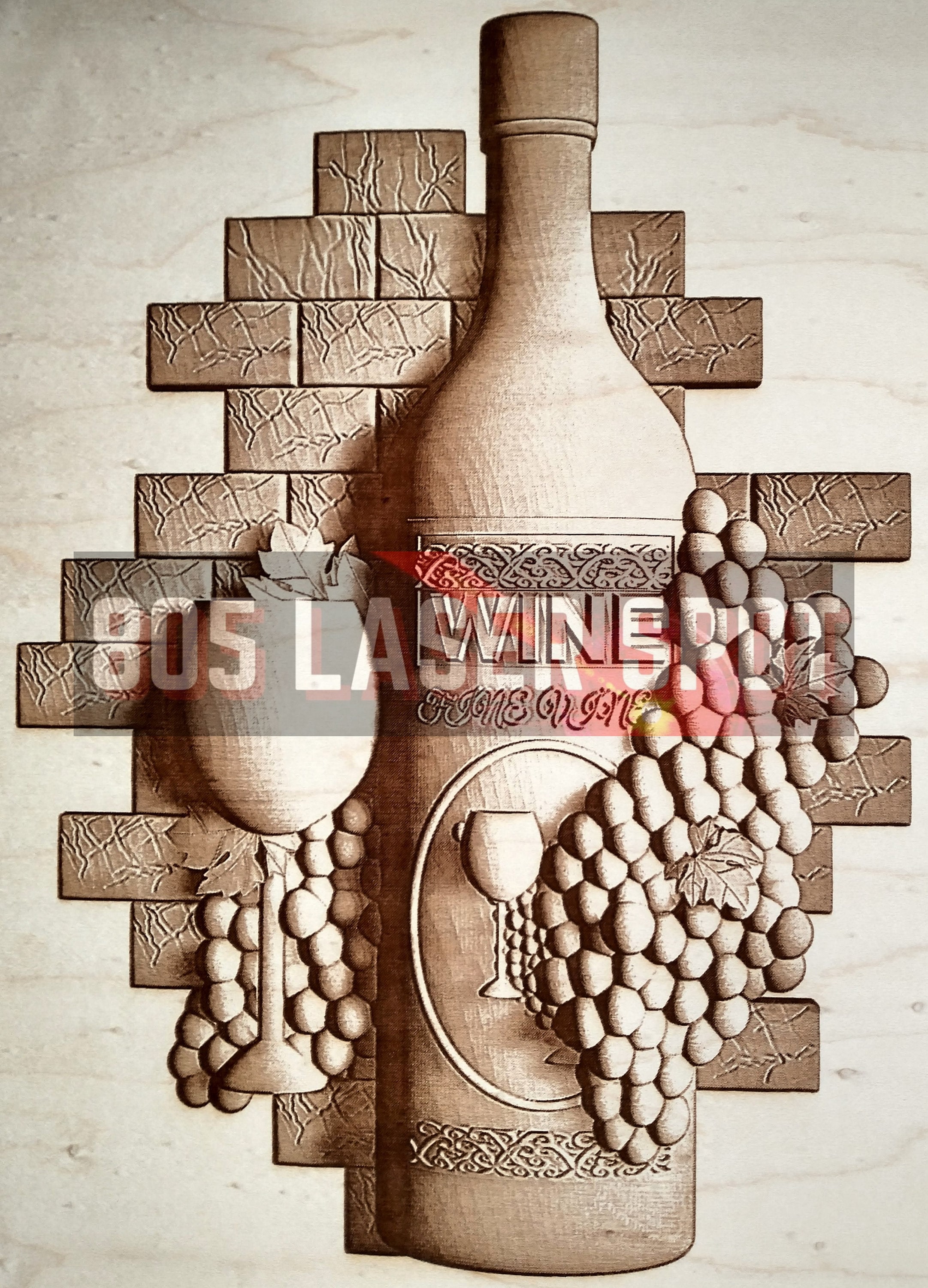 Digital Design File Wine Bottle Sign Laser Etsy Australia