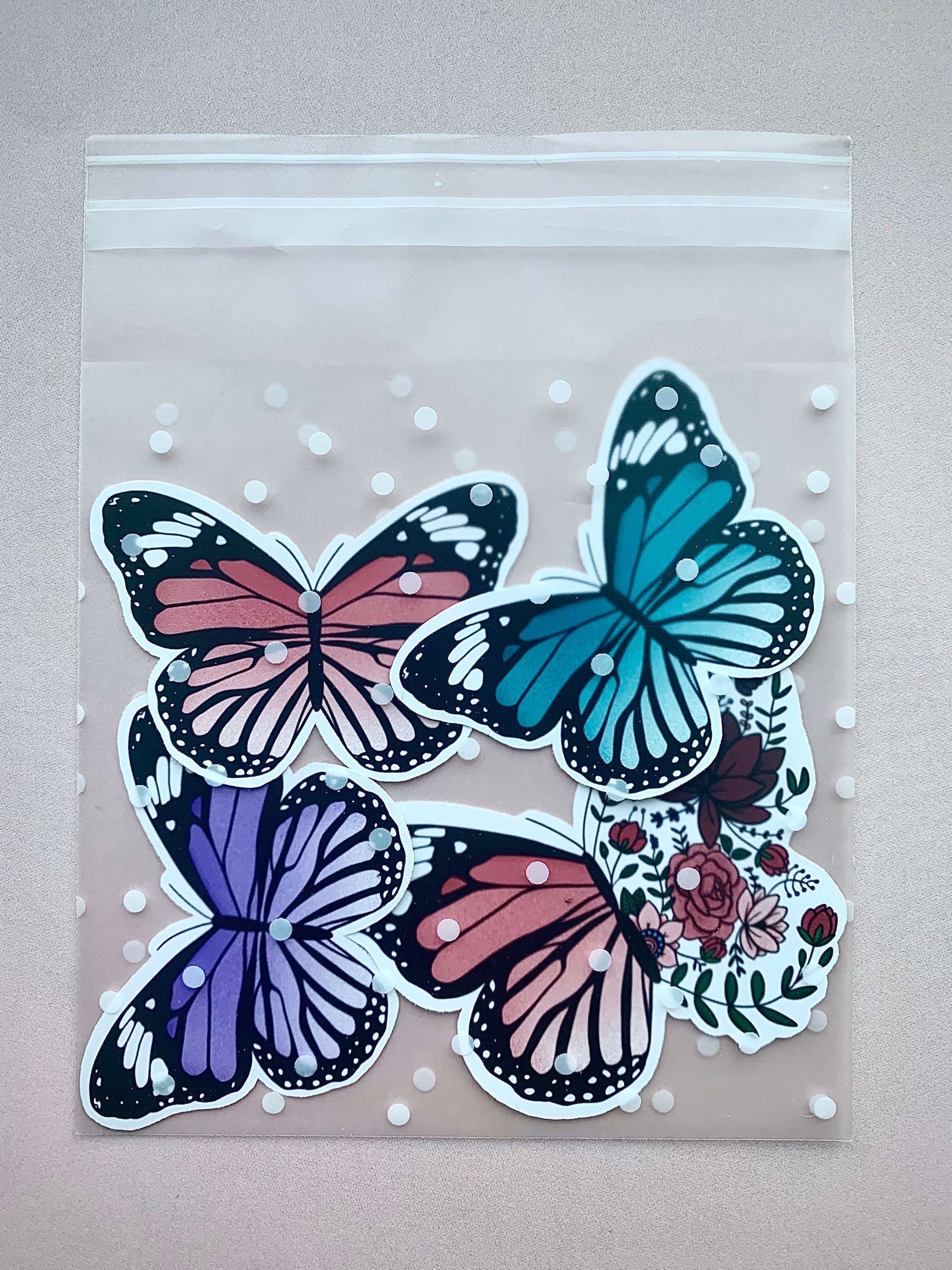 Butterfly Sticker Set | Butterflies | Waterproof Stickers | Vinyl ...