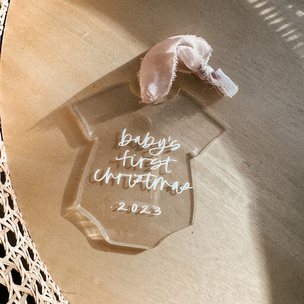 custom baby ornament | milestone | christmas ornament | holiday | 2023