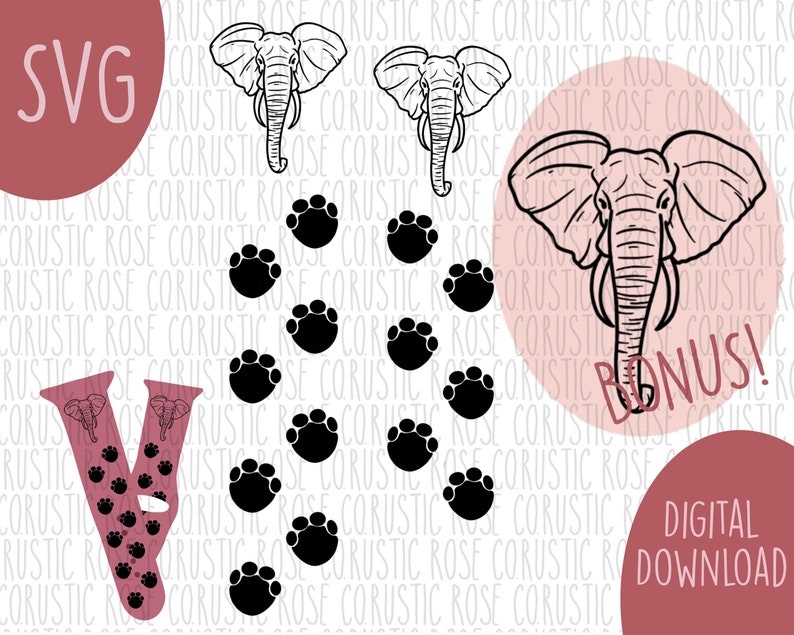 Free Free Elephant Paw Print Svg 159 SVG PNG EPS DXF File