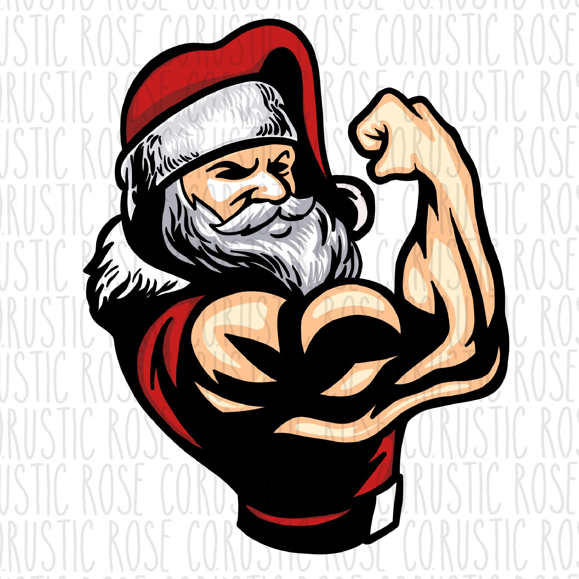 Muscular Santa Claus