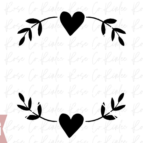 Herzkranz svg, Kreis Herzkranz svg, Blumenkranz Rund svg