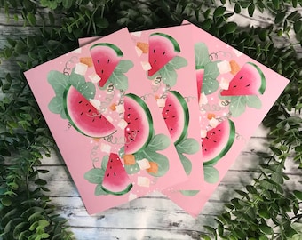 Watermelon Sugar Summer Bullet Journal Dotted Paper Notebook and Planner