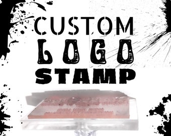 LARGE BUSINESS STAMP | Design stamps Large | Custom Rubber Stamp | Branding Package | Business Stamps | Personalized rubber stamps |