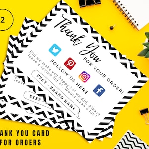 100 x Danke Päckchen | Kleine Visitenkarten zum Ausdrucken | Vielen Dank für die Bestellung, Geschäft Vielen Dank für die Bestellung Einsatz | Bearbeitbare Notiz