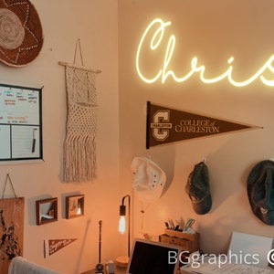 DORM SIGNS for COLLEGE | Dorm Room Decor | College sign | Graduation gift | Neon Signs for Dorm Rooms | Bedroom Neon Signs | Custom signage