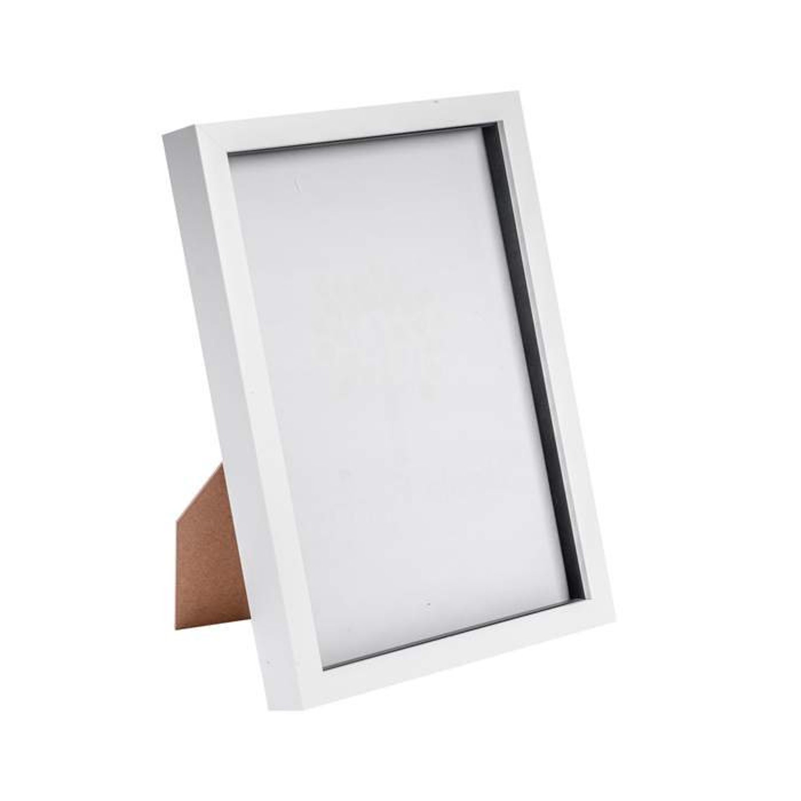 White A4 Frame for displaying Button Canvases Artwork or Etsy