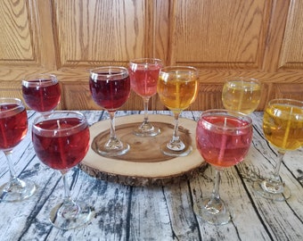 Wine Candles, Valentines Day Candle, Wine Gifts