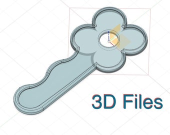 Round 3D Key File Set